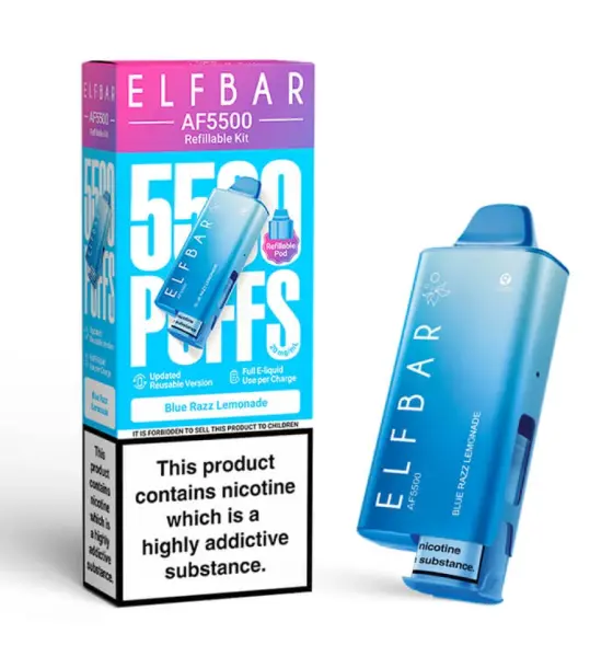 Elf Bar AF5500 Blue Razz Lemonade Prefilled Pod Kit – 20mg