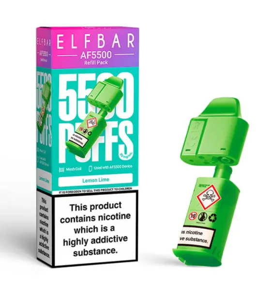 Elf Bar AF5500 Lemon Lime Refill Pod – 20mg