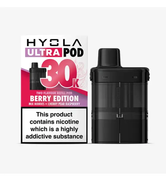 Hyola Ultra 30K Berry Edition Prefilled Pods – 20mg