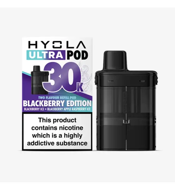 Hyola Ultra 30K Blackberry Edition Prefilled Pods – 20mg