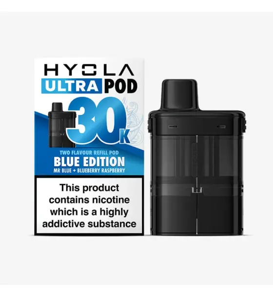 Hyola Ultra 30K Blue Edition Prefilled Pods – 20mg