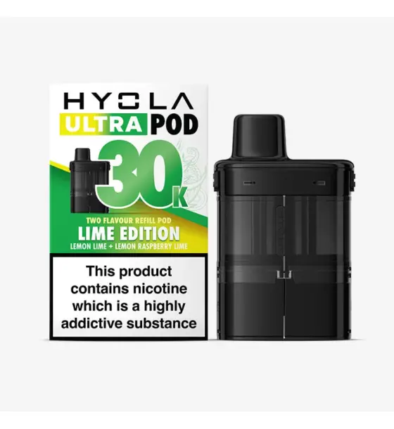 Hyola Ultra 30K Lime Edition Prefilled Pods – 20mg