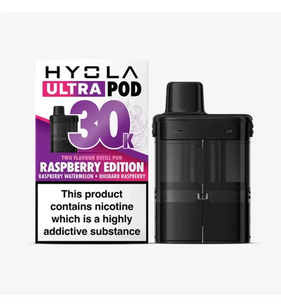 Hyola Ultra 30K Raspberry Edition Prefilled Pods – 20mg