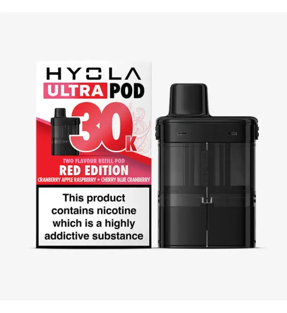Hyola Ultra 30K Red Edition Prefilled Pods – 20mg