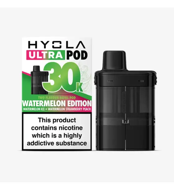 Hyola Ultra 30K Watermelon Edition Prefilled Pods – 20mg