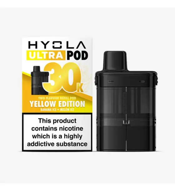 Hyola Ultra 30K Yellow Edition Prefilled Pods – 20mg