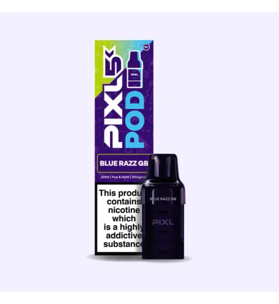 PIXL 5K Blue Razz GB Prefilled Pods – 20mg