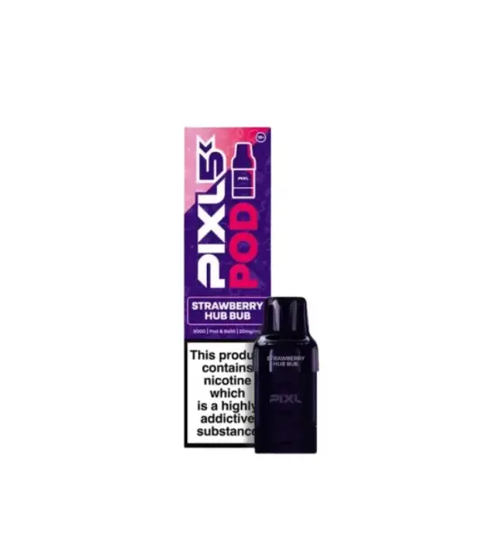 PIXL 5K Strawberry Hub Bub Prefilled Pods – 20mg