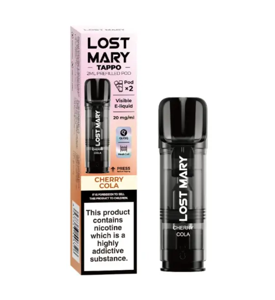Lost Mary Tappo Cherry Cola Prefilled Pods – 20mg