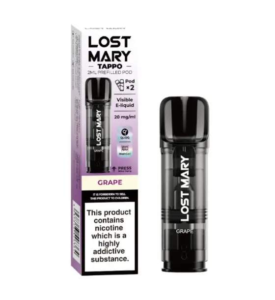 Lost Mary Tappo Grape Prefilled Pods – 20mg