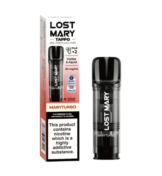 Lost Mary Tappo Maryturbo Prefilled Pods – 20mg