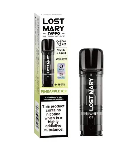 Lost Mary Tappo Pineapple Ice Prefilled Pods – 20mg