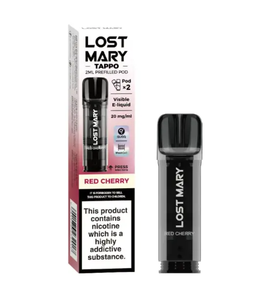 Lost Mary Tappo Red Cherry Prefilled Pods – 20mg