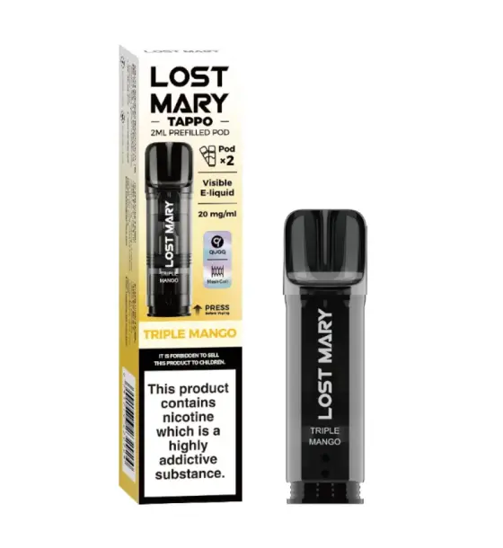 Lost Mary Tappo Triple Mango Prefilled Pods – 20mg