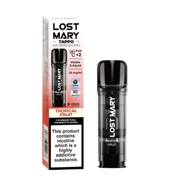 Lost Mary Tappo Tropical Fruit Prefilled Pods – 20mg