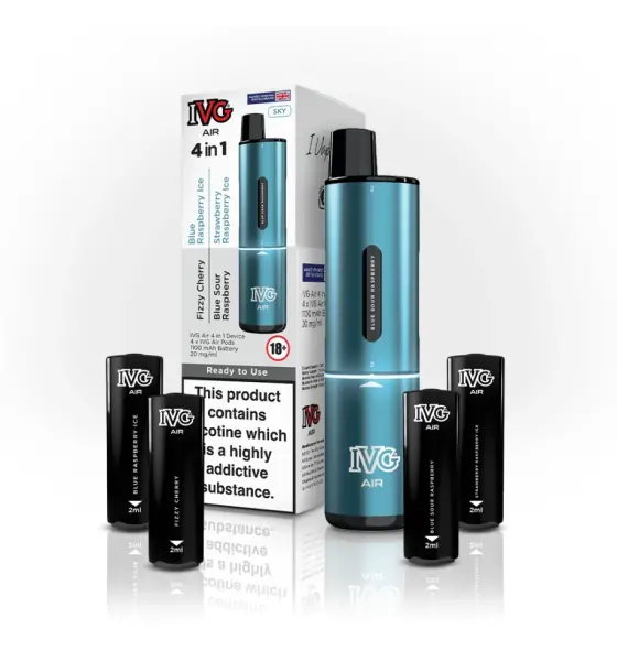IVG Air 4 in 1 Sky Edition Prefilled Pod Kit – 20mg