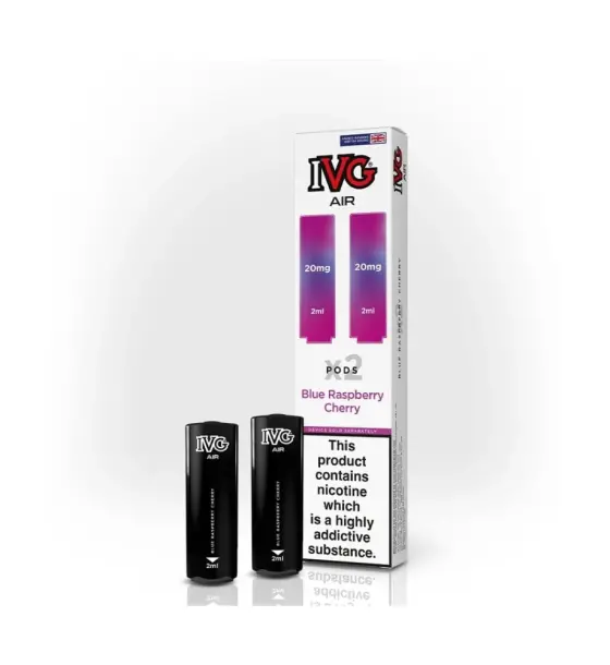 IVG Air Blue Raspberry Cherry Prefilled Pods – 20mg
