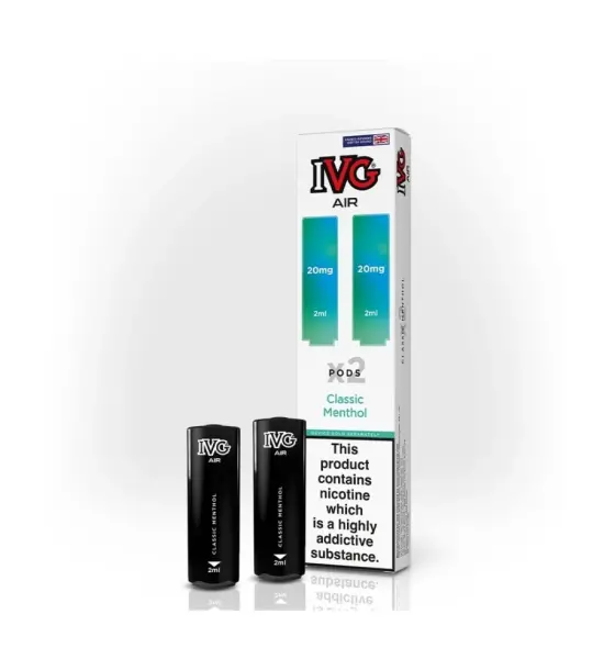 IVG Air Classic Menthol Prefilled Pods – 20mg