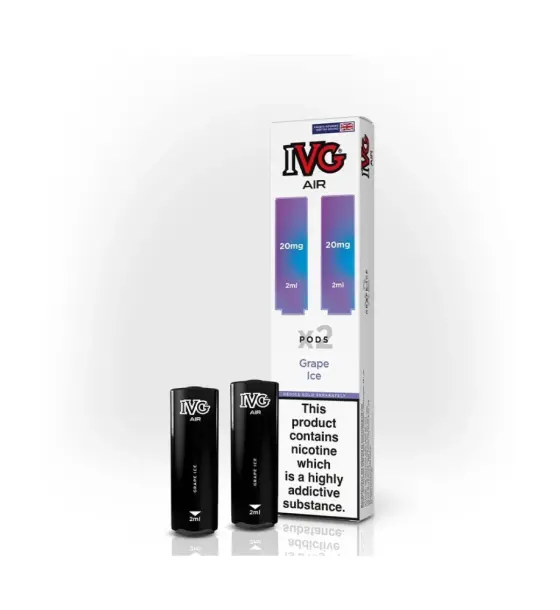 IVG Air Grape Ice Prefilled Pods – 20mg