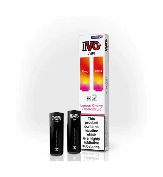 IVG Air Lemon Cherry Passionfruit Prefilled Pods – 20mg