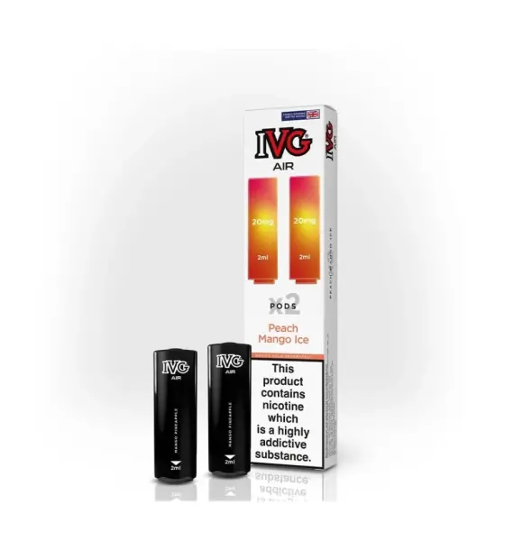 IVG Air Peach Mango Ice Prefilled Pods – 20mg