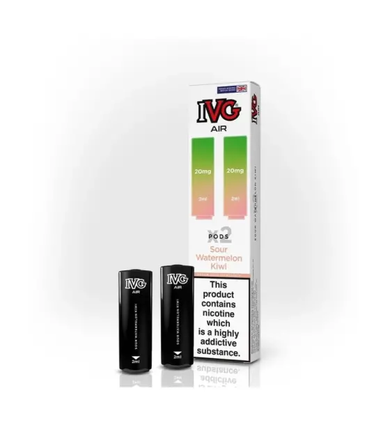 IVG Air Sour Watermelon Kiwi Prefilled Pods – 20mg