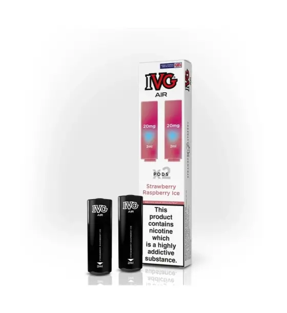 IVG Air Strawberry Raspberry Ice Prefilled Pods – 20mg