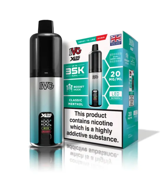 IVG XL 35K Classic Menthol Prefilled Pod Kit – 20mg