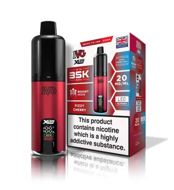 IVG XL 35K Fizzy Cherry Prefilled Pod Kit – 20mg