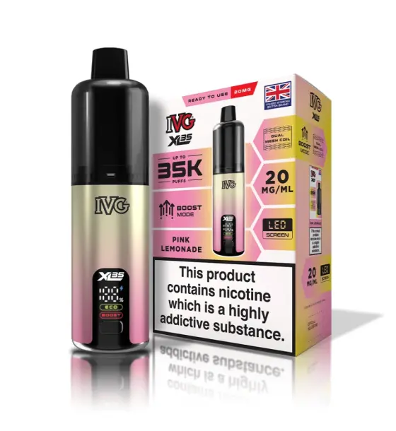 IVG XL 35K Pink Lemonade Prefilled Pod Kit – 20mg