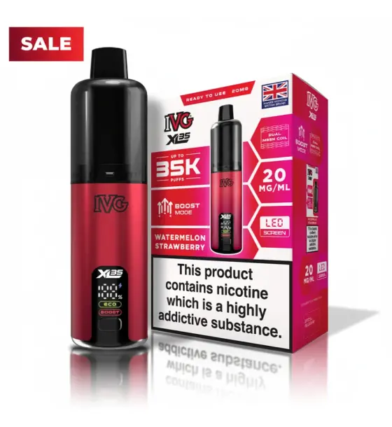IVG XL 35K Watermelon Strawberry Prefilled Pod Kit – 20mg