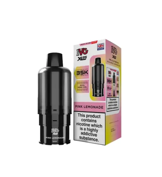 IVG XL 35K Pink Lemonade Prefilled Pods – 20mg
