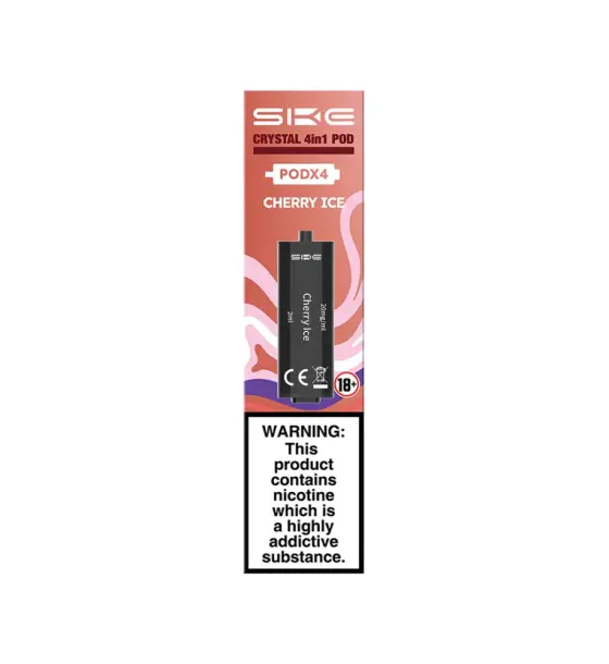 SKE Crystal 4 in 1 Cherry Ice Prefilled Pods – 20mg