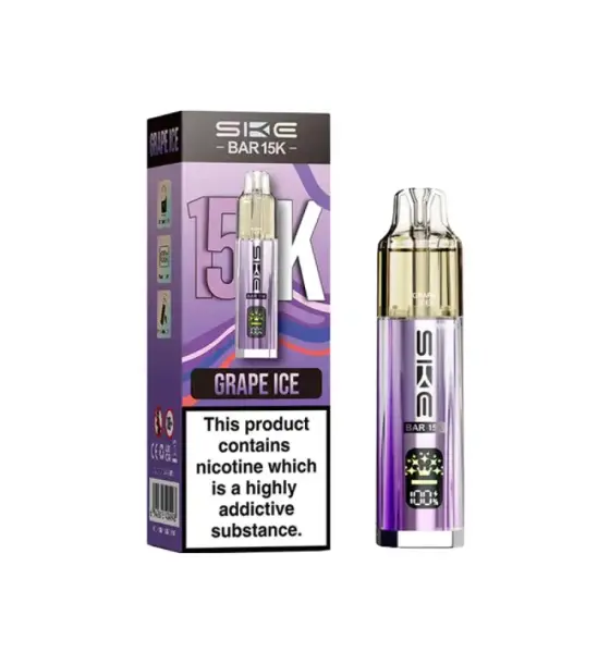 SKE Bar 15K Grape Ice Prefilled Pod Kit – 20mg