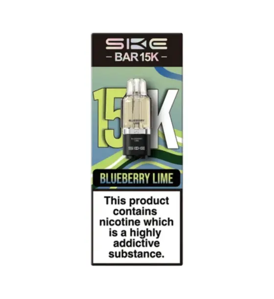 SKE Bar 15K Blueberry Lime Prefilled Pods – 20mg