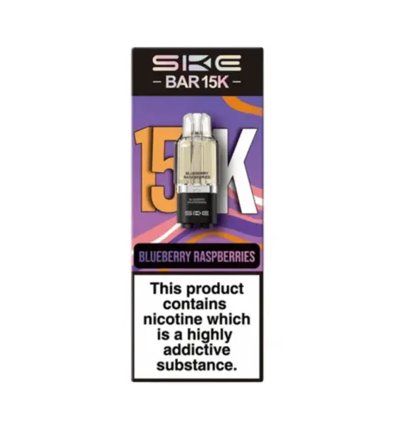 SKE Bar 15K Blueberry Raspberries Prefilled Pods – 20mg