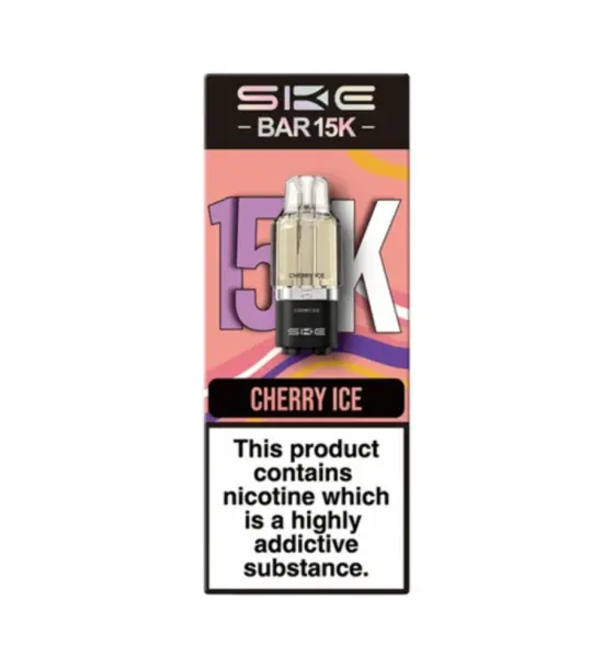 SKE Bar 15K Cherry Ice Prefilled Pods – 20mg