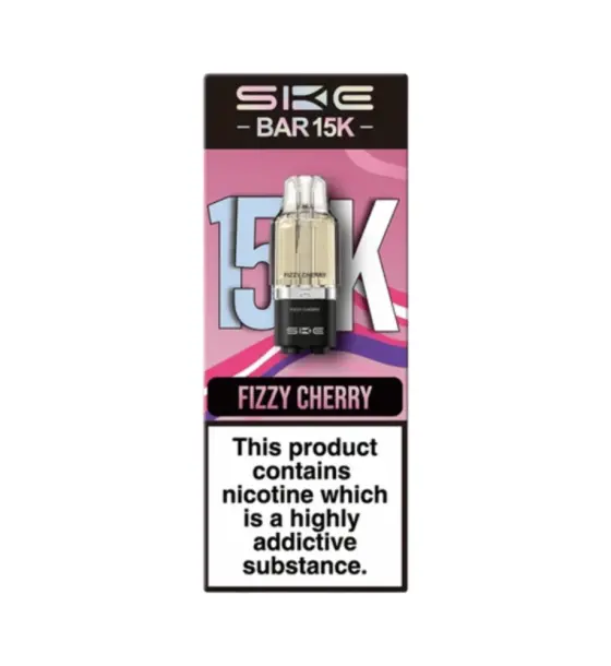 SKE Bar 15K Fizzy Cherry Prefilled Pods – 20mg