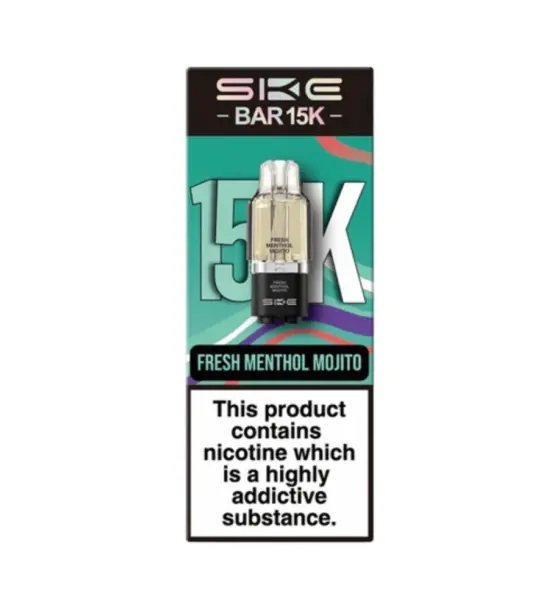 SKE Bar 15K Fresh Menthol Mojito Prefilled Pods – 20mg