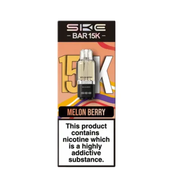 SKE Bar 15K Melon Berry Prefilled Pods – 20mg