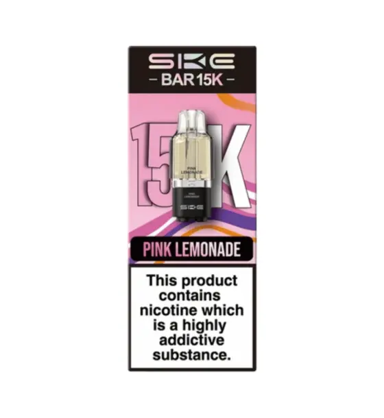 SKE Bar 15K Pink Lemonade Prefilled Pods – 20mg