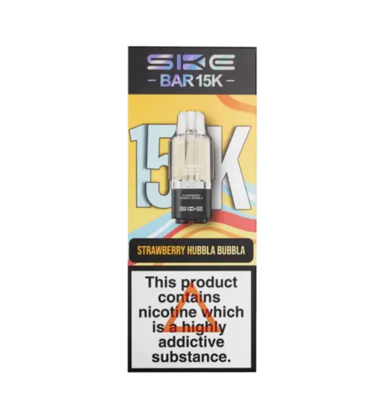 SKE Bar 15K Strawberry Hubba Bubba Prefilled Pods – 20mg