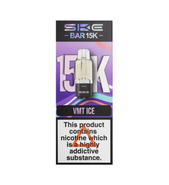 SKE Bar 15K VMT Ice Prefilled Pods – 20mg