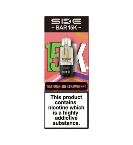 SKE Bar 15K Watermelon Strawberry Prefilled Pods – 20mg