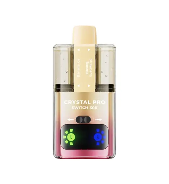 Crystal Pro Switch 30K Banana Ice / Strawberry Banana Prefilled Pod Kit – 20mg