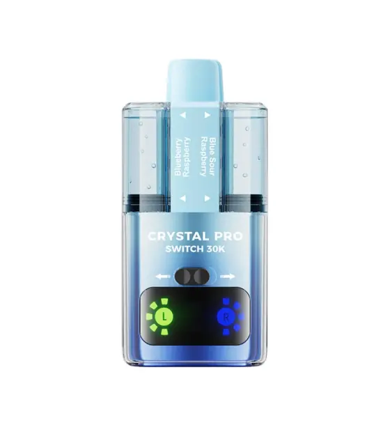 Crystal Pro Switch 30K Blueberry Raspberry / Blue Sour Raspberry Prefilled Pod Kit – 20mg