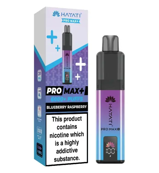 Hayati Pro Max+ 6000 Blueberry Raspberry Kit – 20mg