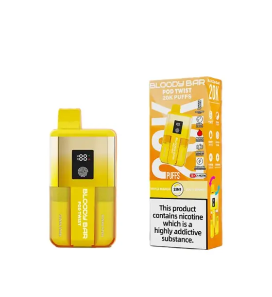 Bloody Bar Ultra Twist 20K Triple Mango / Peach Mango Prefilled Pod Kit – 20mg