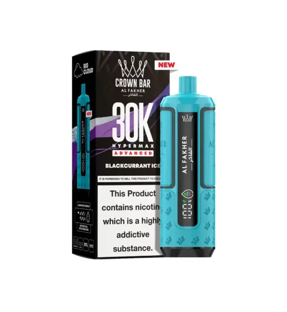 Al Fakher 30K Hypermax Blackcurrant Ice Prefilled Pod Kit – 6mg