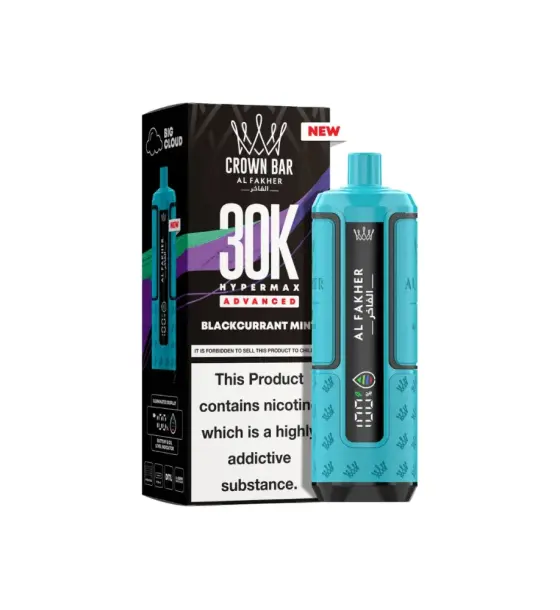 Al Fakher 30K Hypermax Blackcurrant Mint Prefilled Pod Kit – 6mg